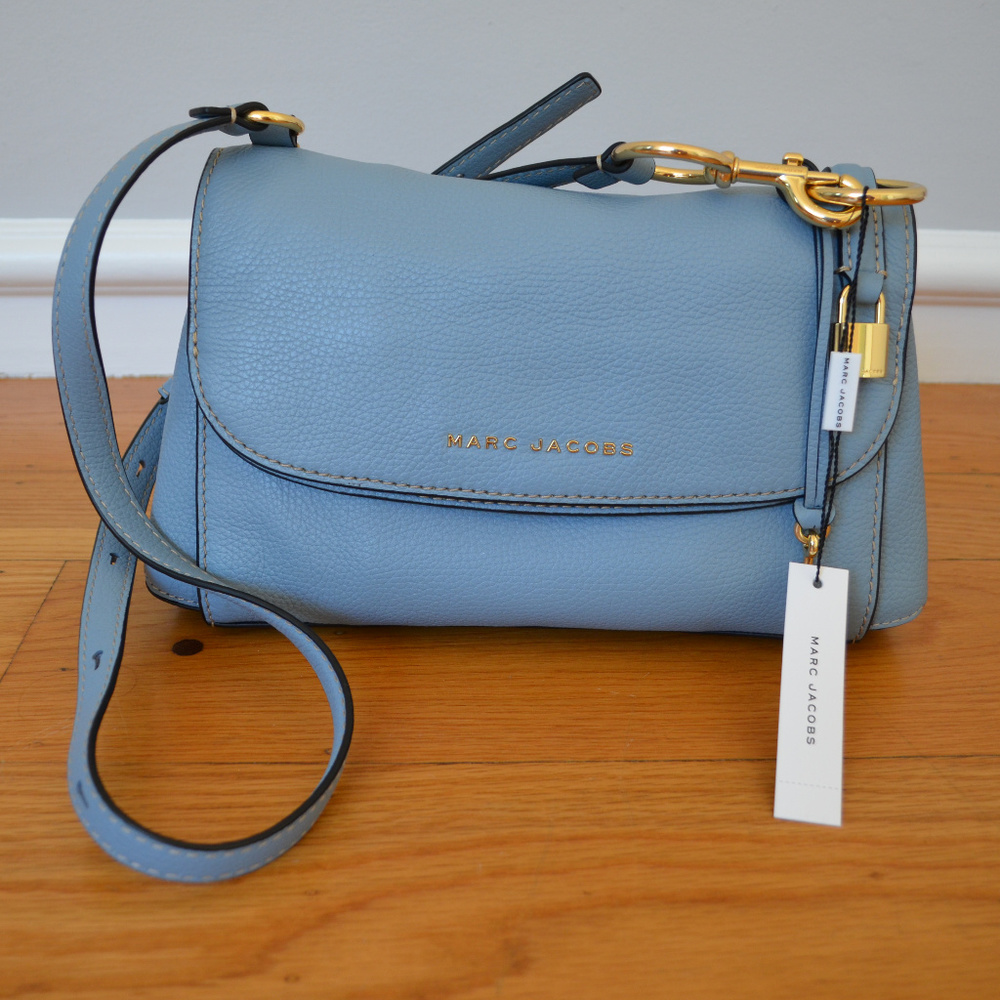 🆕 MARC JACOBS The Grind Boho Leather Bag - Picture 2 of 8